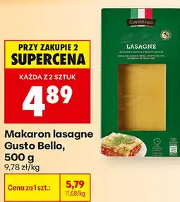 Biedronka Makaron lasagne Gusto Bello oferta