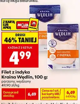 Biedronka Filet z indyka Kraina Wędlin oferta