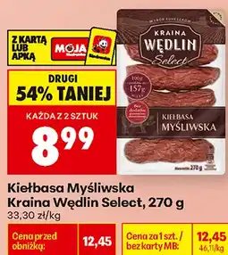 Biedronka Kiełbasa Myśliwska Kraina Wędlin Select oferta