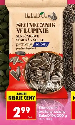 Biedronka Słonecznik prażony, solony BakaD'Or oferta