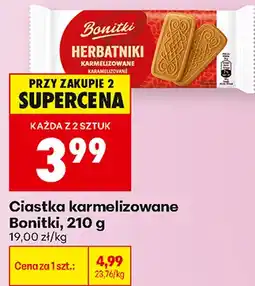 Biedronka Ciastka karmelizowane Bonitki oferta