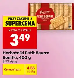 Biedronka Herbatniki Petit Beurre Bonitki oferta