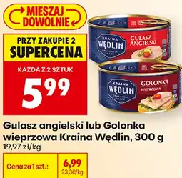 Biedronka Gulasz angielski lub Golonka wieprzowa Kraina Wędlin oferta
