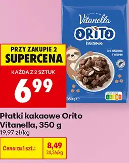 Biedronka Płatki kakaowe Orito Vitanella oferta