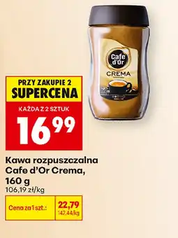 Biedronka Kawa rozpuszczalna Cafe d'Or Crema oferta