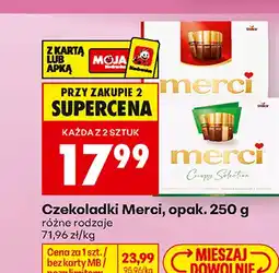 Biedronka Czekoladki Merci, opak oferta