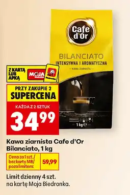 Biedronka Kawa ziarnista Cafe d'Or Bilanciato oferta
