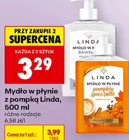 Biedronka Mydło w płynie z pompką Linda oferta