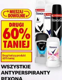 Biedronka Wszystkie antyperspiranty Rexona oferta