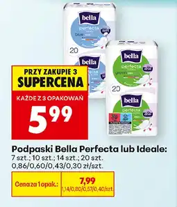Biedronka Podpaski Bella Perfecta lub Ideale oferta