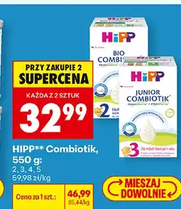 Biedronka Mleko modyfikowane HiPP Bio Combiotik oferta