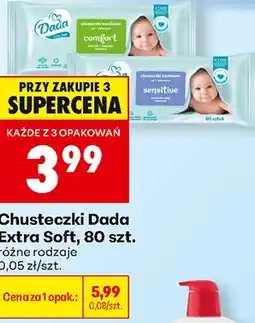 Biedronka Chusteczki Dada Extra Soft, 80 szt oferta