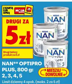 Biedronka Mleko modyfikowane NAN OPTIPRO PLUS oferta