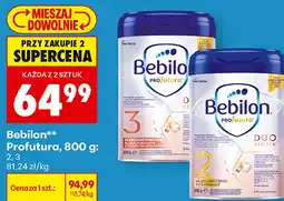 Biedronka Mleko modyfikowane Bebilon Profutura oferta