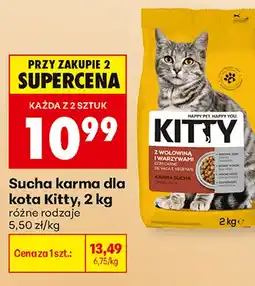 Biedronka Sucha karma dla kota Kitty oferta