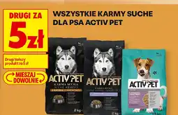 Biedronka Wszystkie karmy suche dla psa Activ Pet oferta