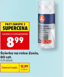 Biedronka Ścierka na rolce Zosia, 80 szt oferta