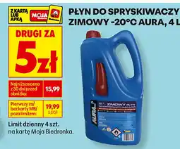 Biedronka Płyn do spryskiwaczy zimowy -20°C Aura oferta