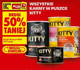 Biedronka Wszystkie karmy w puszce Kitty oferta