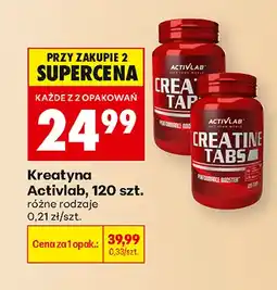Biedronka Kreatyna Activlab, 120 szt oferta