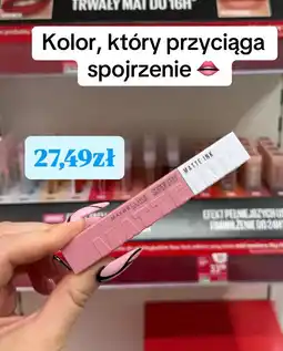 Rossmann Pomadka w płynie Maybelline Super Stay Matte Ink oferta