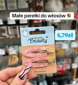 Rossmann Bezuciskowe spinki do włosów For Your Beauty oferta