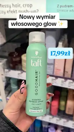 Rossmann Schwarzkopf Taft Good Hair+ Scented Refresh Spray Juicy Lemon oferta