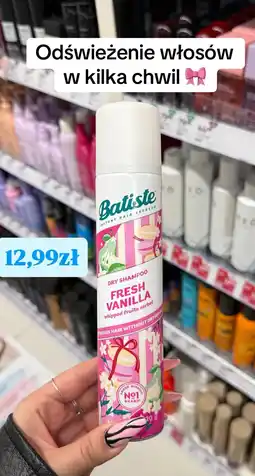 Rossmann Suchy szampon Batiste Fresh Vanilla oferta