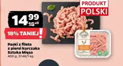 Netto Paski z fileta z kurczaka Sztuka Mięsa oferta