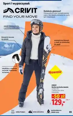 Kurtka narciarska damska Crivit