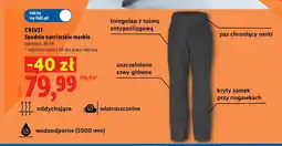 Lidl Spodnie narciarskie męskie Crivit oferta