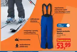 Lidl Spodnie narciarskie dziecięce Crivit oferta