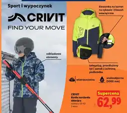 Lidl Kurtka narciarska dziecięca Crivit oferta