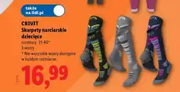 Lidl Skarpety narciarskie dziecięce Crivit oferta