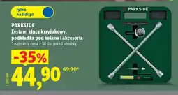 Lidl Parkside Zestaw klucz krzyżakowy podkładka pod kolana i akcesoria oferta