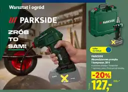 Lidl Akumulatorowa pompka i kompresor Parkside oferta