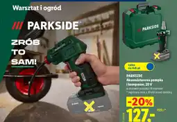 Lidl Parkside Akumulatorowa pompka i kompresor ,20 V oferta