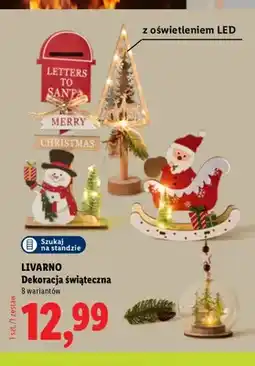 Lidl Dekoracja świąteczna z oświetleniem LED Livarno oferta