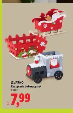 Lidl Koszyczek dekoracyjny Livarno oferta