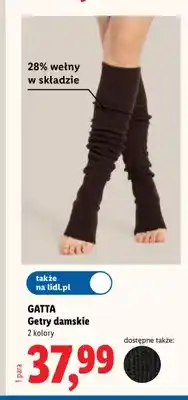 Lidl Getry damskie Gatta oferta