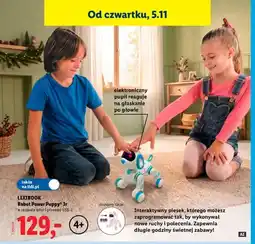 Lidl Robot Power Puppy Jr Lexibook oferta