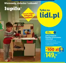 Lidl Drewniany stół warsztatowy z akcesoriami Lupilu/Parkside oferta
