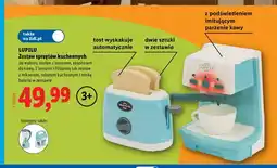 Lidl Zestaw sprzętów kuchennych z tosterem, ekspresem do kawy, 2 tostami i filiżanką Lupilu oferta