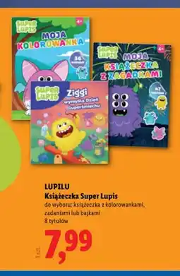Lidl Książeczka z zadaniami Super Lupis Lupilu oferta