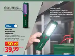 Lidl Akumulatorowa lampa ręczna Parkside oferta