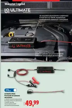 Lidl Prostownik do ładowania akumulatora Ultimate Speed oferta