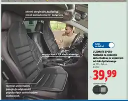 Lidl Nakładka na siedzenie samochodowe ze wsparciem odcinka lędźwiowego Ultimate Speed oferta