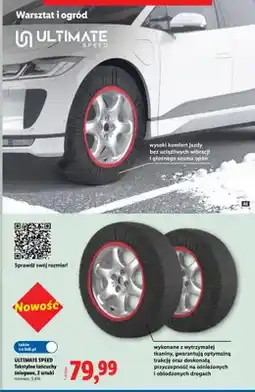 Lidl Tekstylne łańcuchy śniegowe 2 sztuki Ultimate Speed oferta