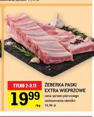 Żeberka paski extra wieprzowe