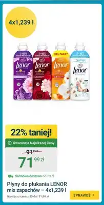 ERLI Płyny do płukania Lenor mix zapachów 4-pak oferta